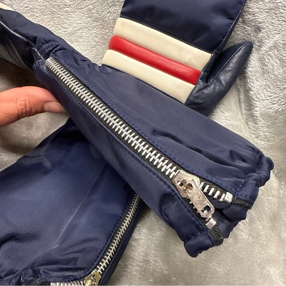 Vintage 1970s 1980s MONTGOMERY WARD Nylon Ski Snow Vest Mittens Glove Mens M - Picture 7 of 9